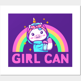 Girls Can Posters and Art